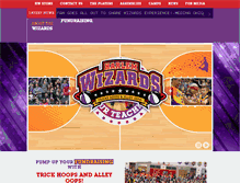 Tablet Screenshot of harlemwizards.com